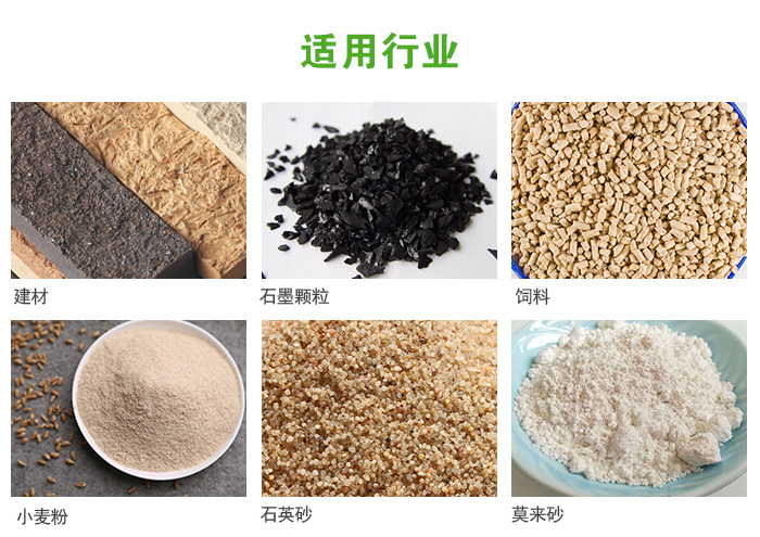 高頻振動篩主要用于化工，建材，石墨顆粒，飼料，小麥粉，石英砂，豆漿，果汁等各種物料的干法、濕法篩分、分級、脫水，過濾。